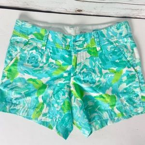 Lily Pulitzer Summer Shorts Size 0